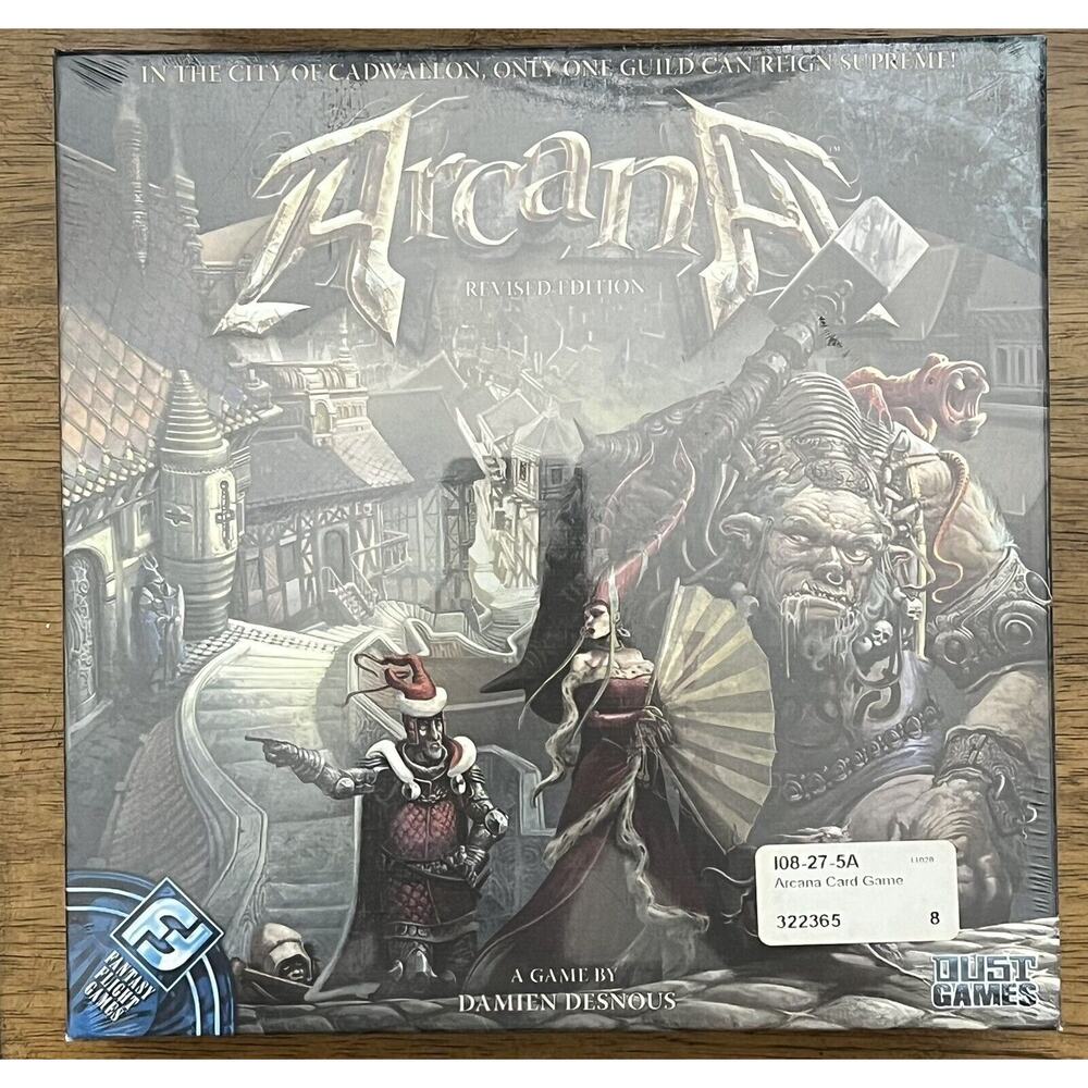 Arcana Revised Edition Board Game by Damien Desnous 2011 Fantasy Flight Games
